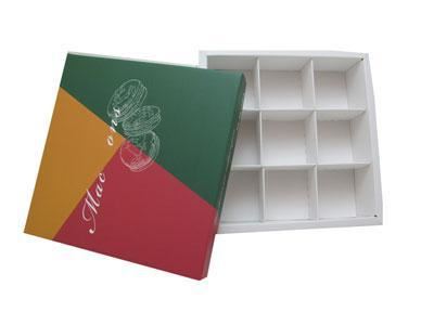 Картонная коробка для упаковки макарун/шоколада/печенья