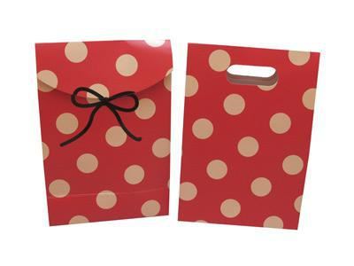 Бумажная сумка-мешок для упаковки подарков